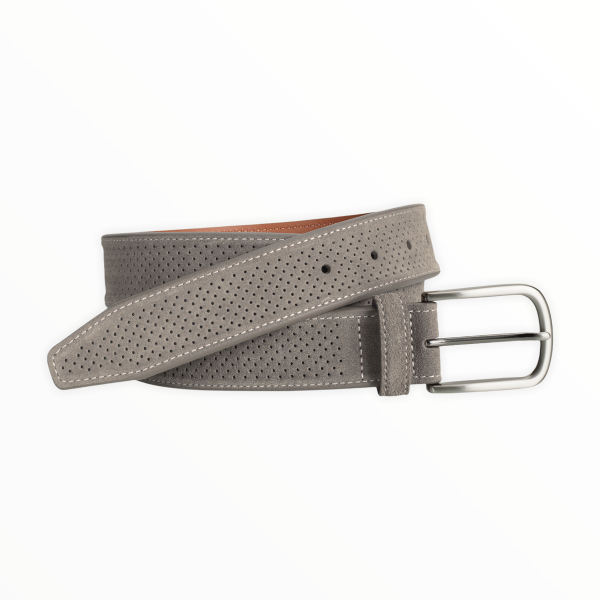 Johnston & Murphy - Perfed Suede Belt