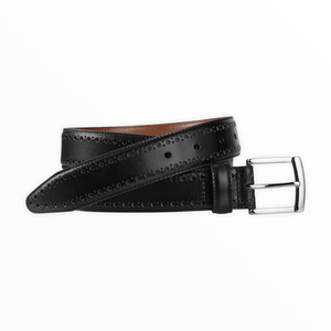 Johnston & Murphy - Perfed Suede Belt