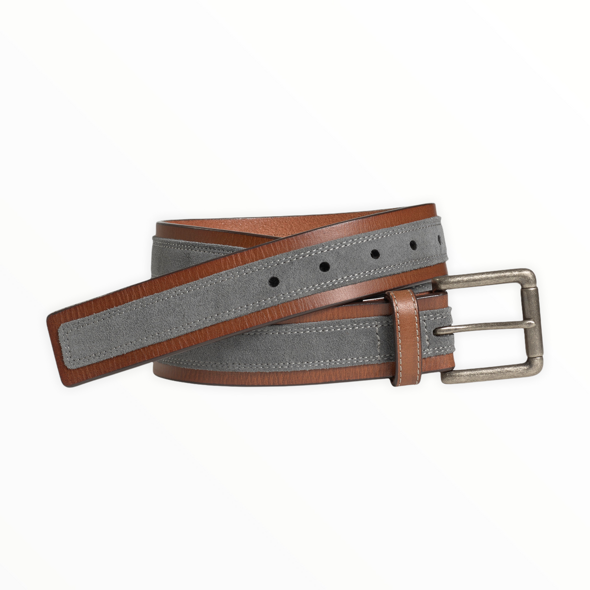 Johnston & Murphy - Suede Overlay Belt