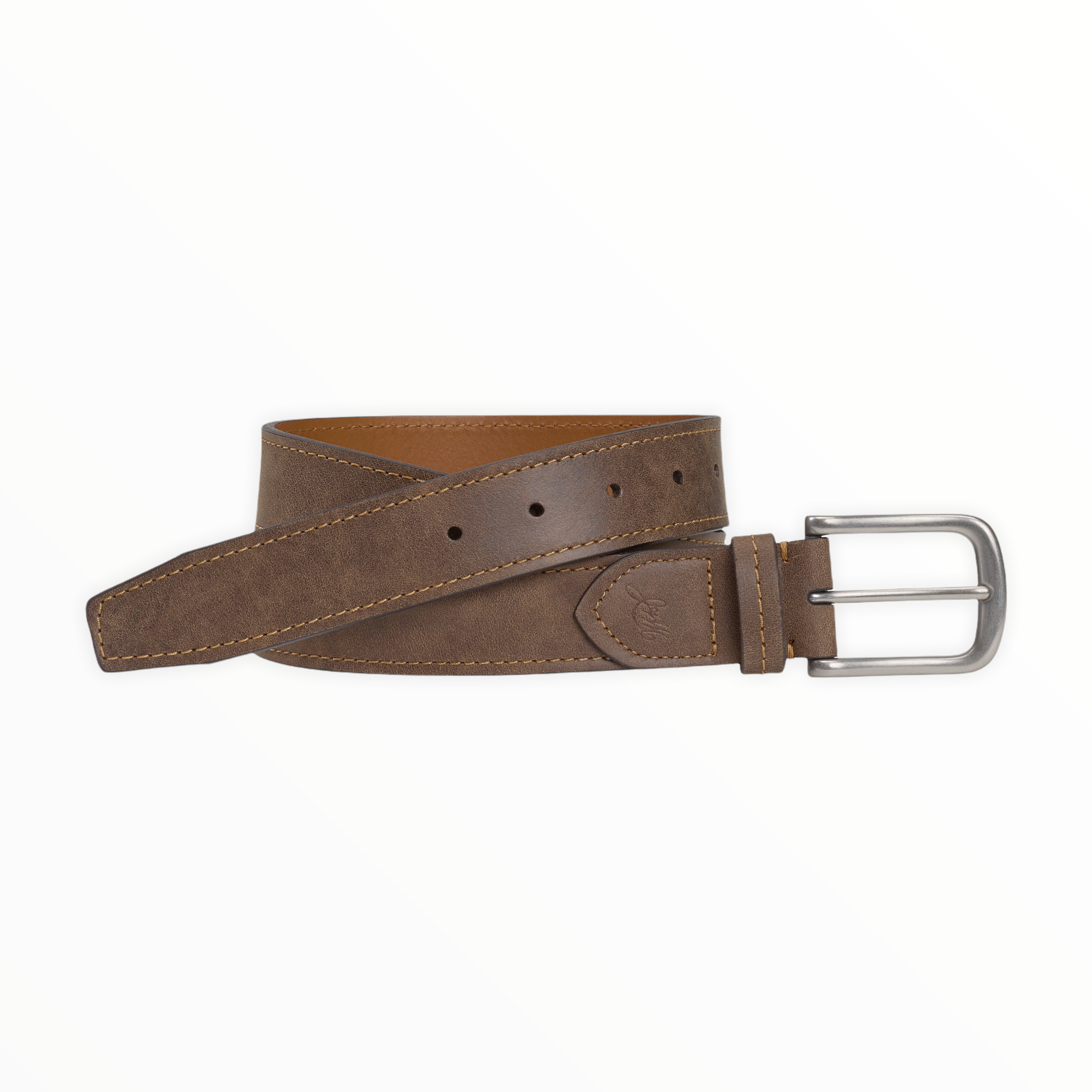 Johnston & Murphy - Knox Belt - Brown Full Grain / 34