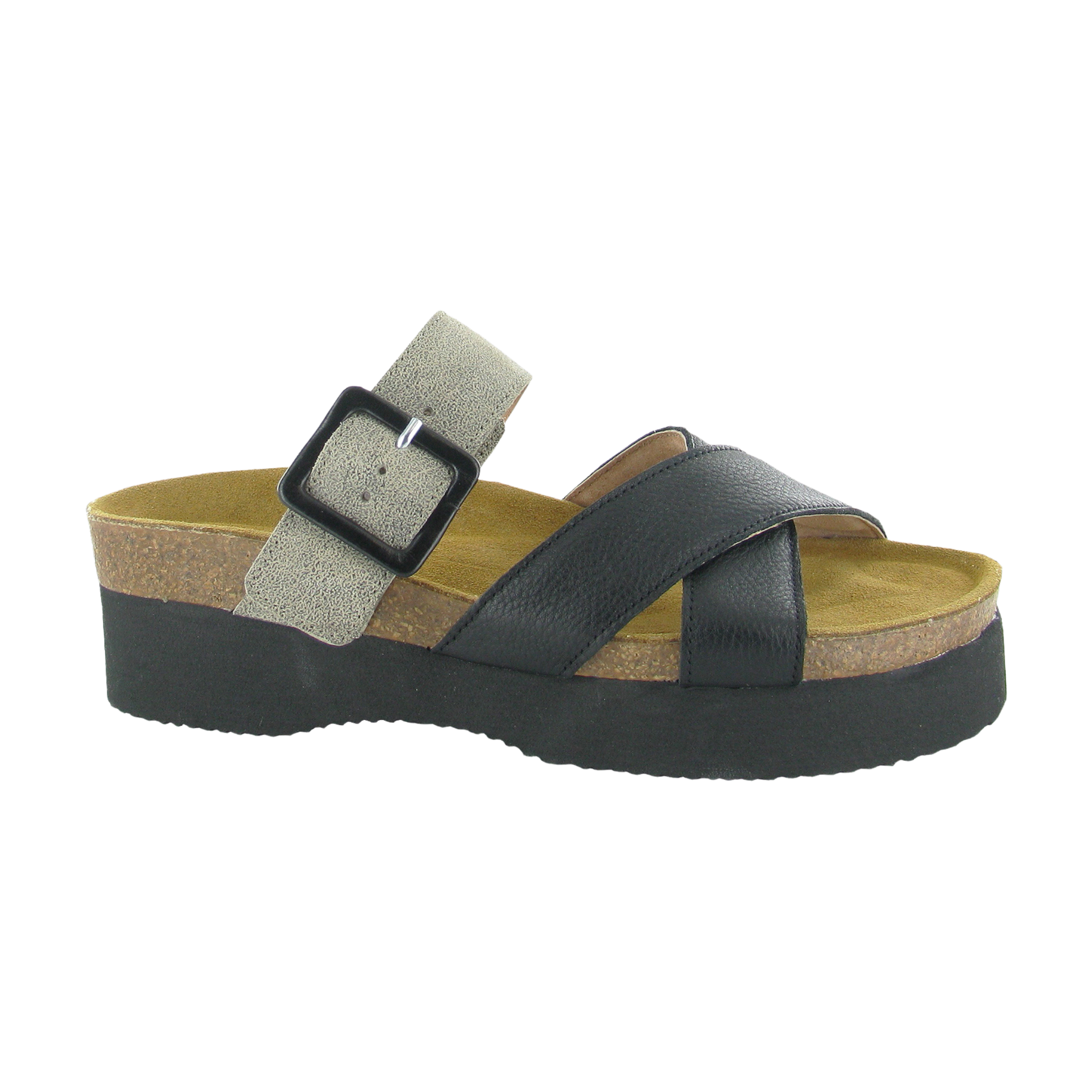 Naot - Juliette - Soft Black/Speckled Beige / M / 38