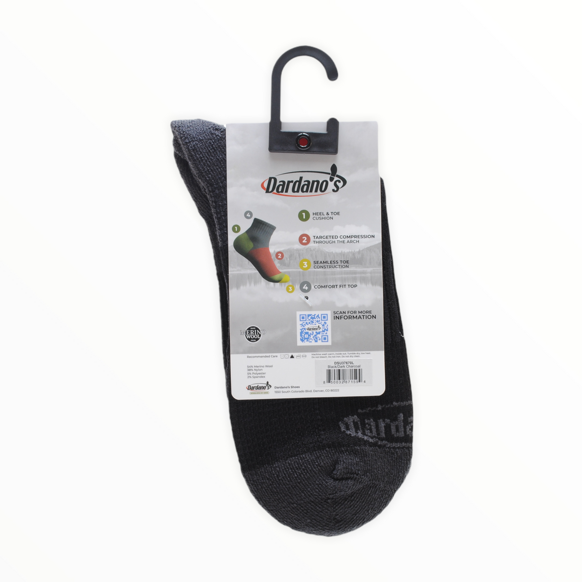 Dardano's - Unisex Quarter Socks