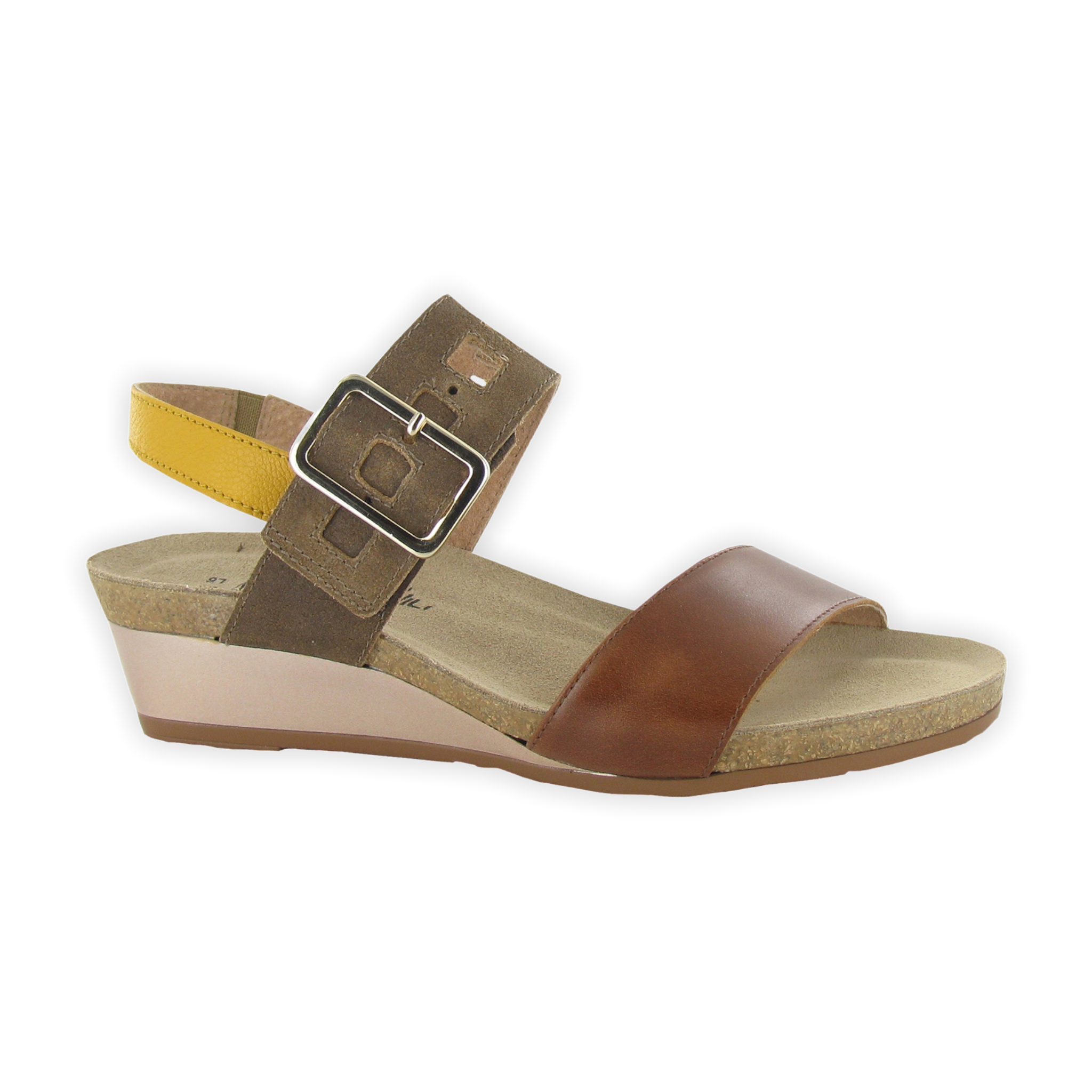 Naot - Dynasty - Maple Brown/Antique Brown/Marigold / M / 35