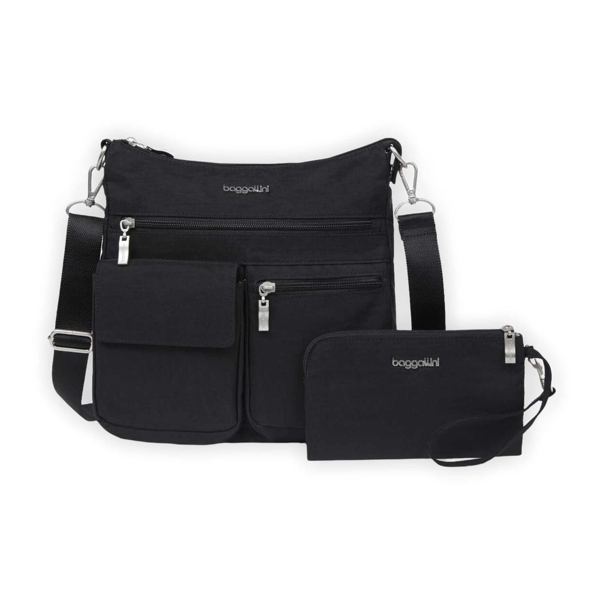 Baggillini - Modern Everywhere Slim Crossbody - Black