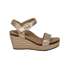 AETREX Sydney Espadrille Wedge Champagne 41