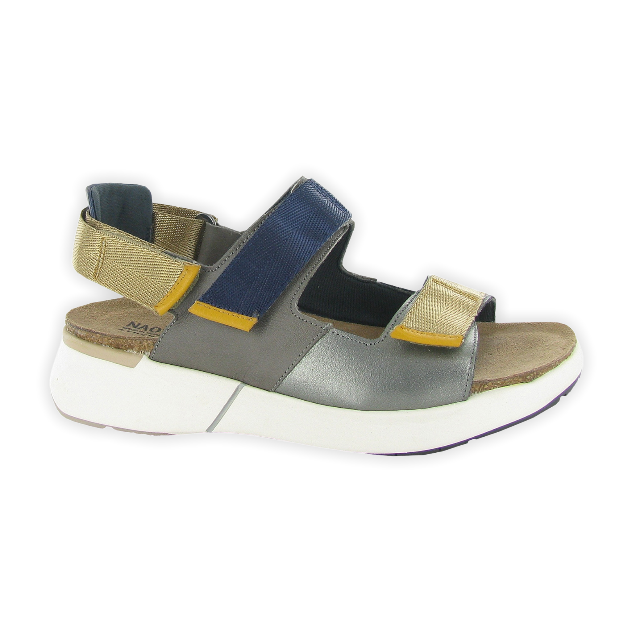 Naot - Odyssey - Sterling/Foggy Grey/Marigold / 36