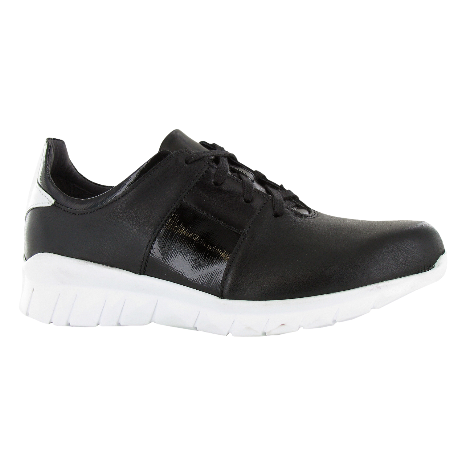 Naot - Buzz - Soft Blk/Blk Lstr/Blk/Wht Prl / M / 35