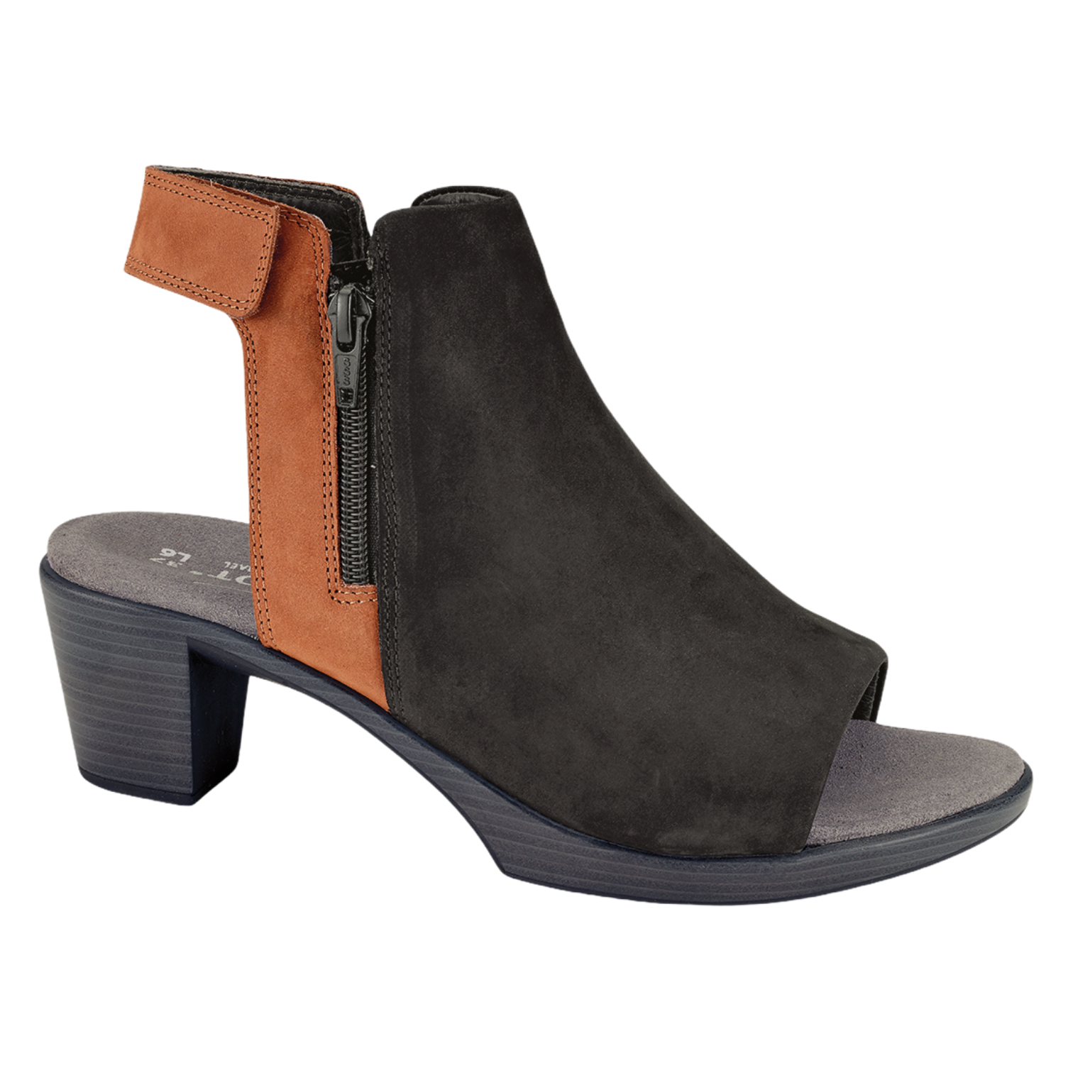 Naot - Favorite - Black Velvet/Hawaiian Brown / M / 35