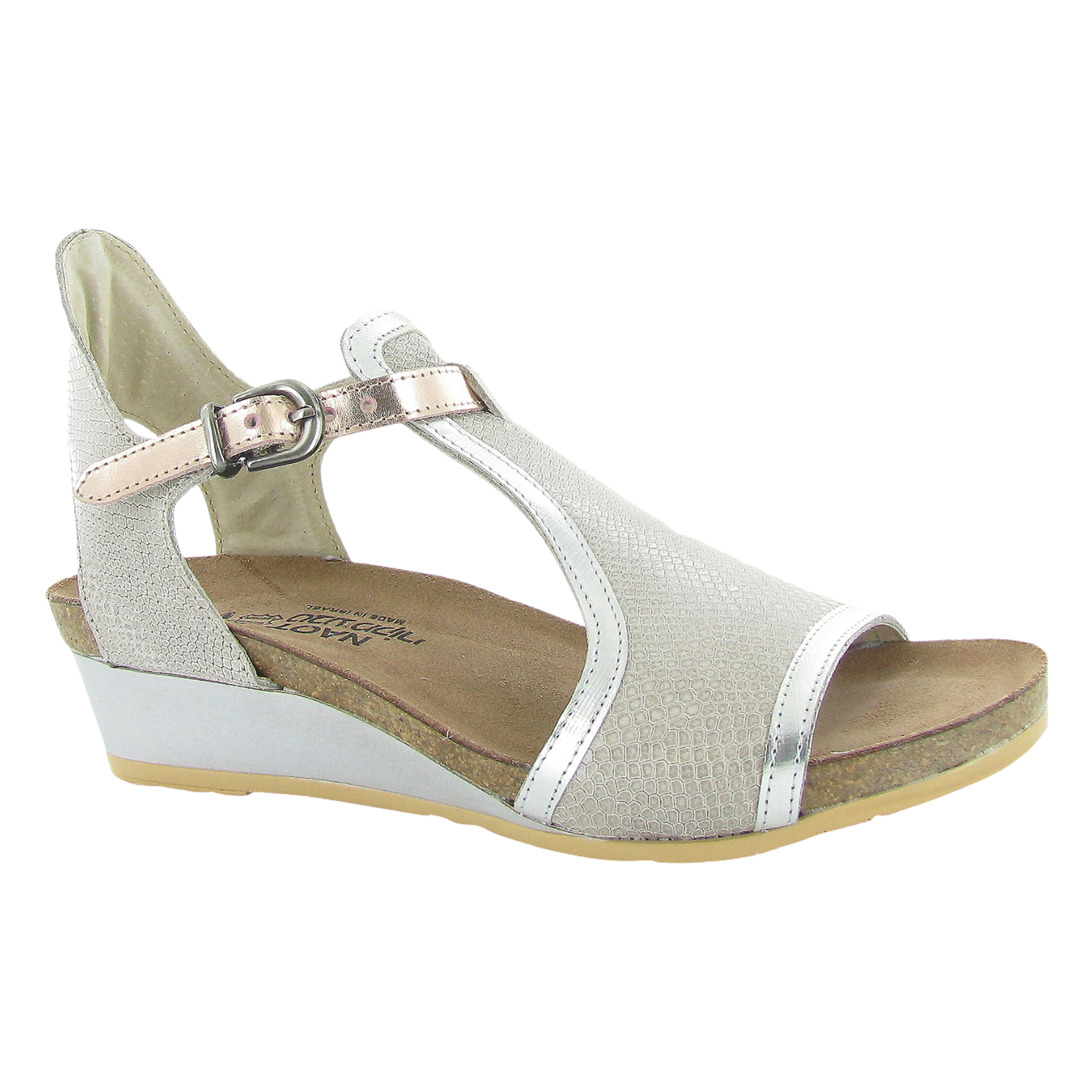 Naot - Fiona - Beig Liz/Silv Lust/Rose Gold / M / 36