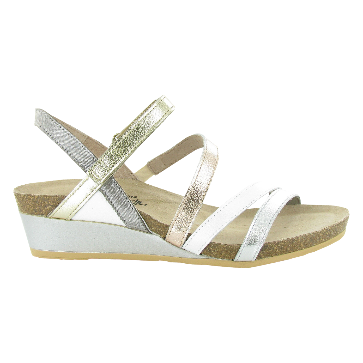 Naot - Hero - Soft Metallic/Prl White Combo / M / 35