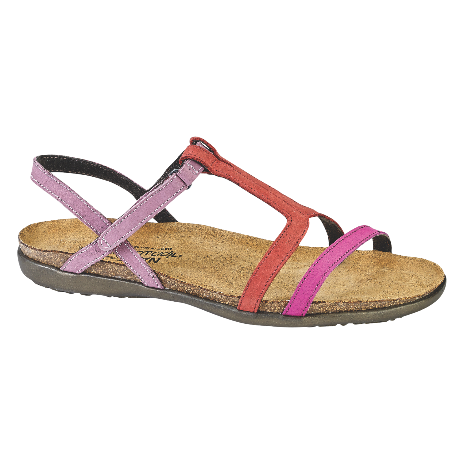 Naot - Judith - Pink Plum Nbk/Brick Red/Lilac / M / 36