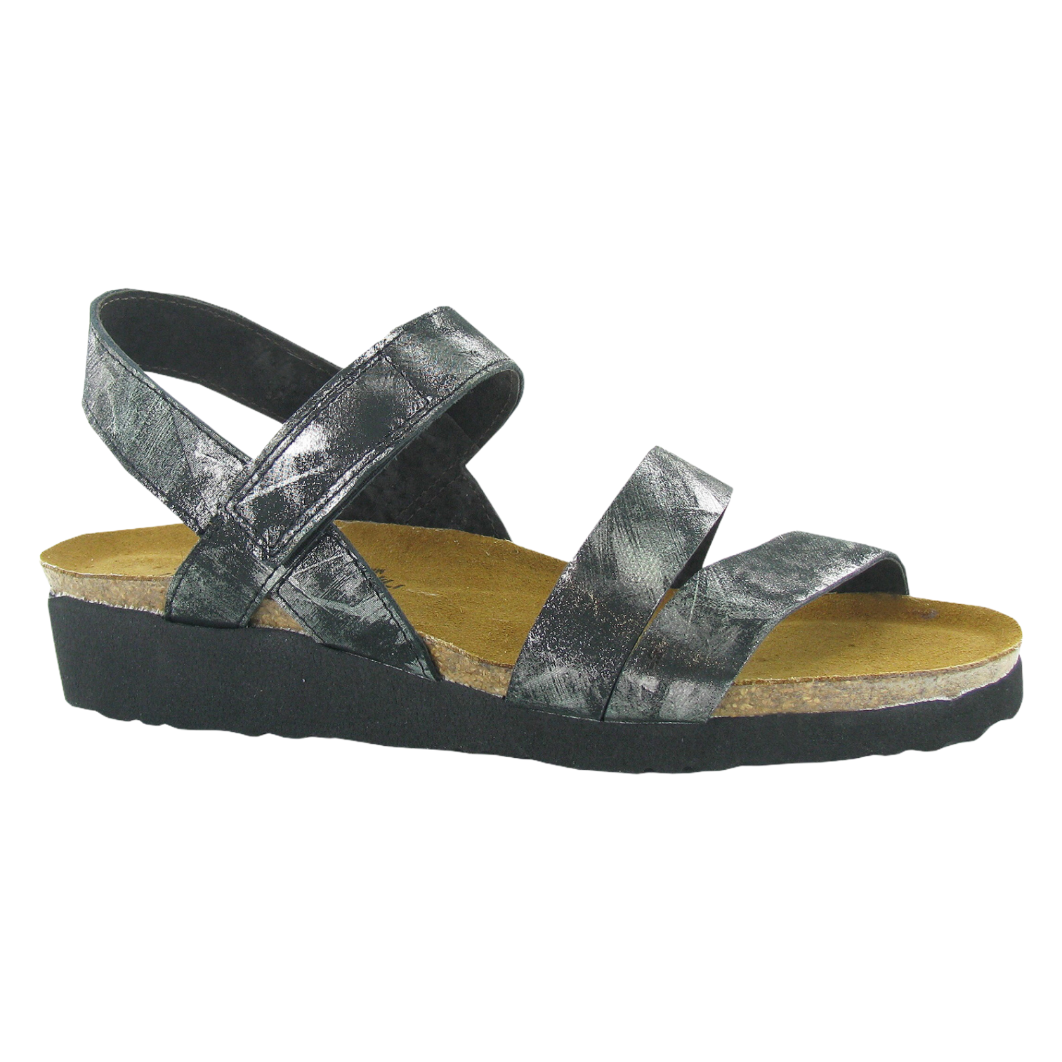 Naot - Kayla - Metallic Onyx Leather / M / 35