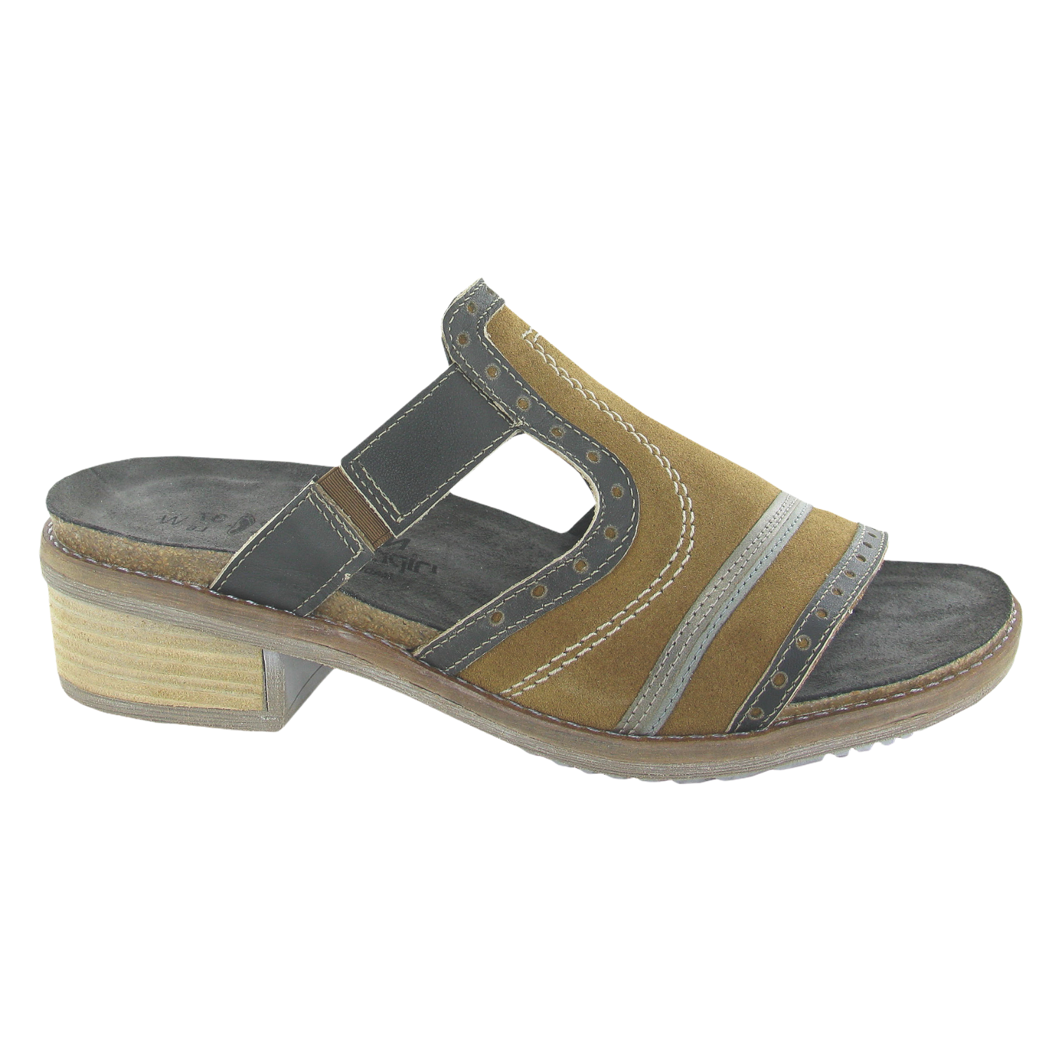 Naot - Nifty - Desert Suede/Vint Grey/Pewter / M / 35