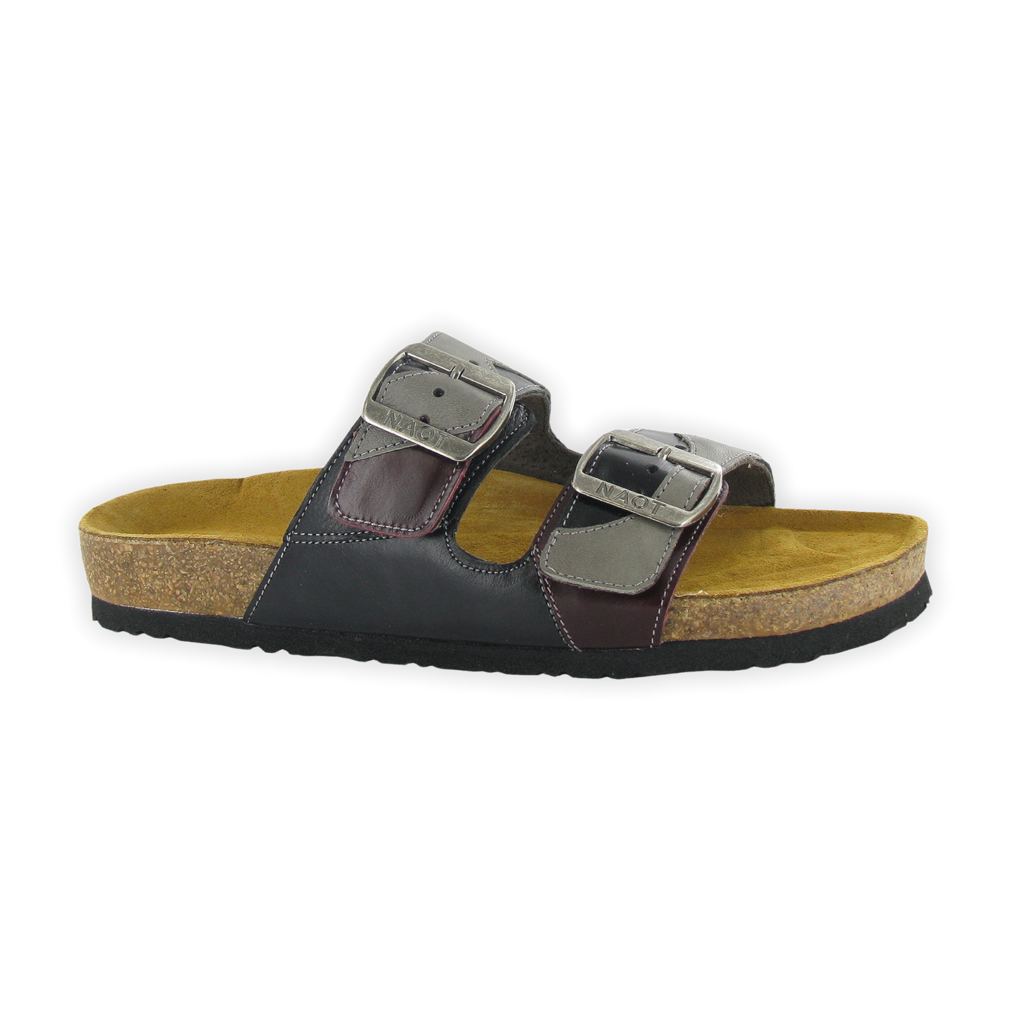Naot - San Diego - Black/Fog Grey/Bordeaux / M / 37