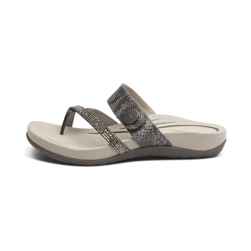 Adjustable discount slide sandals