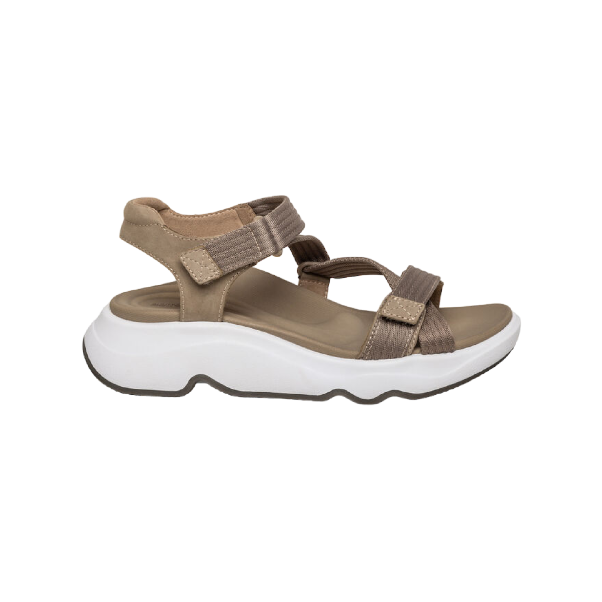 Aetrex - Marz Adjustable Sport Sandal - Taupe / M / 41