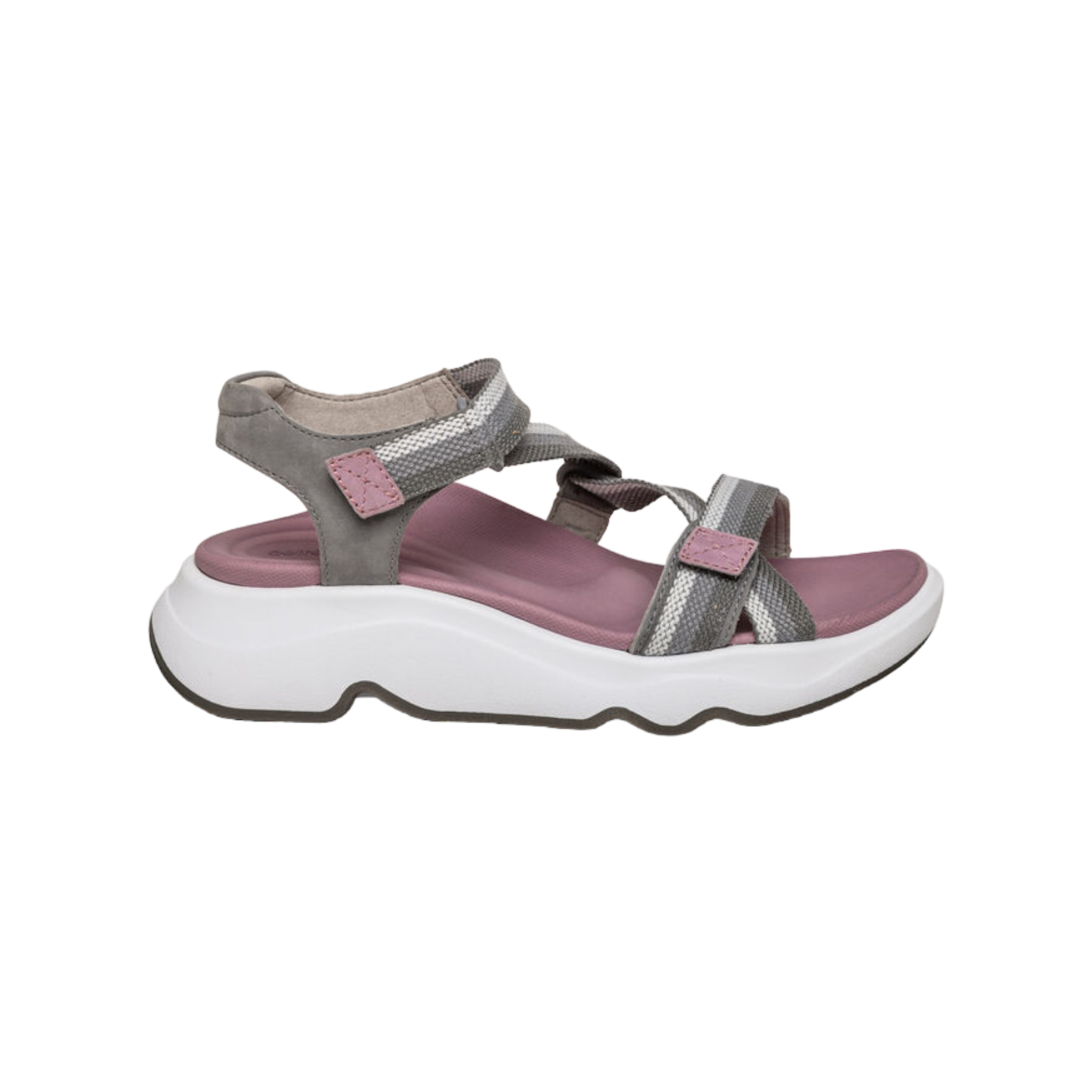 Aetrex - Marz Adjustable Sport Sandal - Grey / M / 41