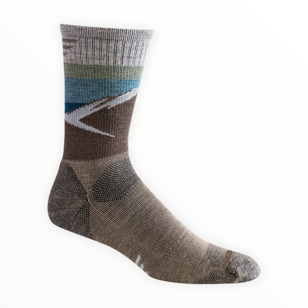 SockWell - Men's Modern Mountain Crew | Moderate Compression Socks