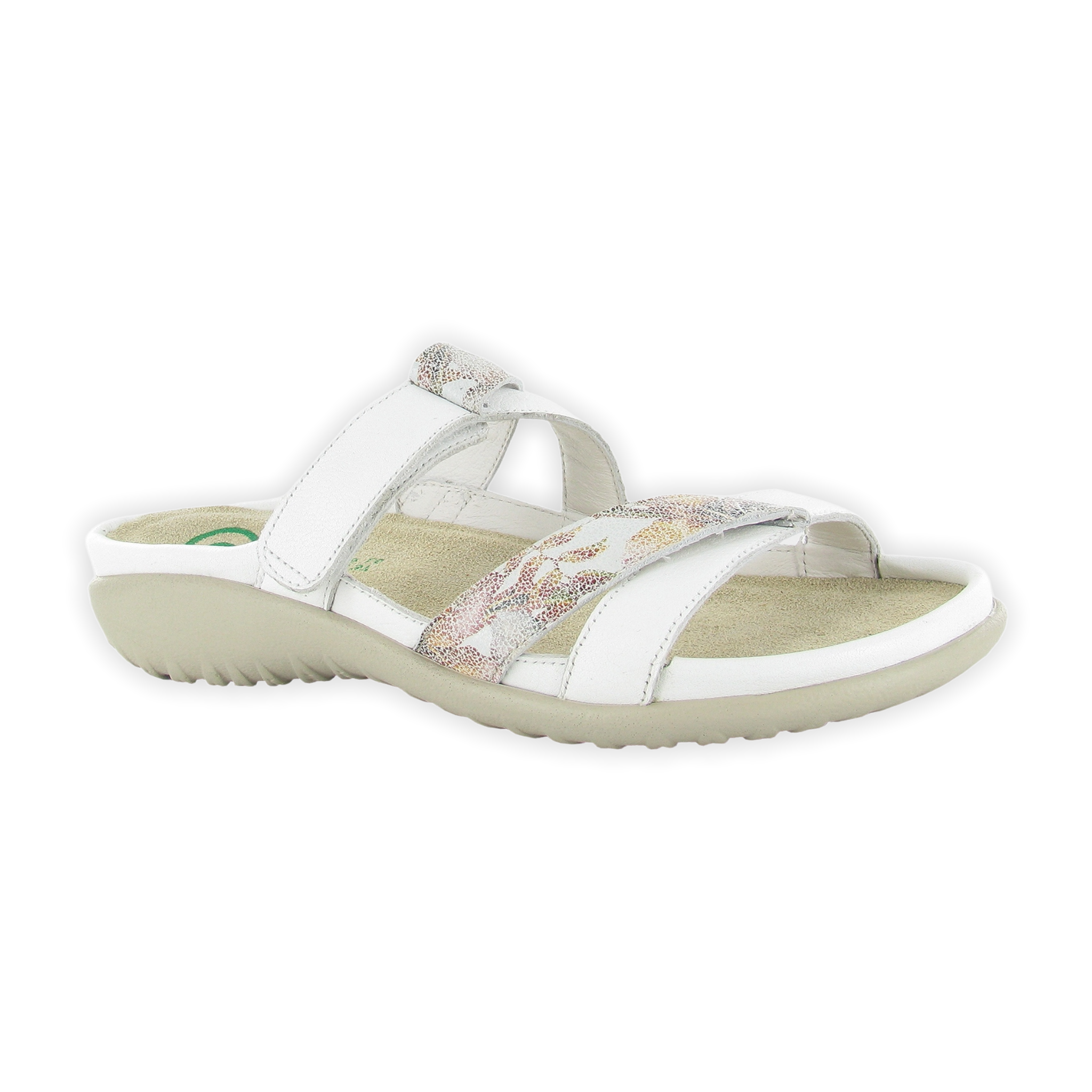 Naot - Tariana - Soft White/Floral Leather / M / 36