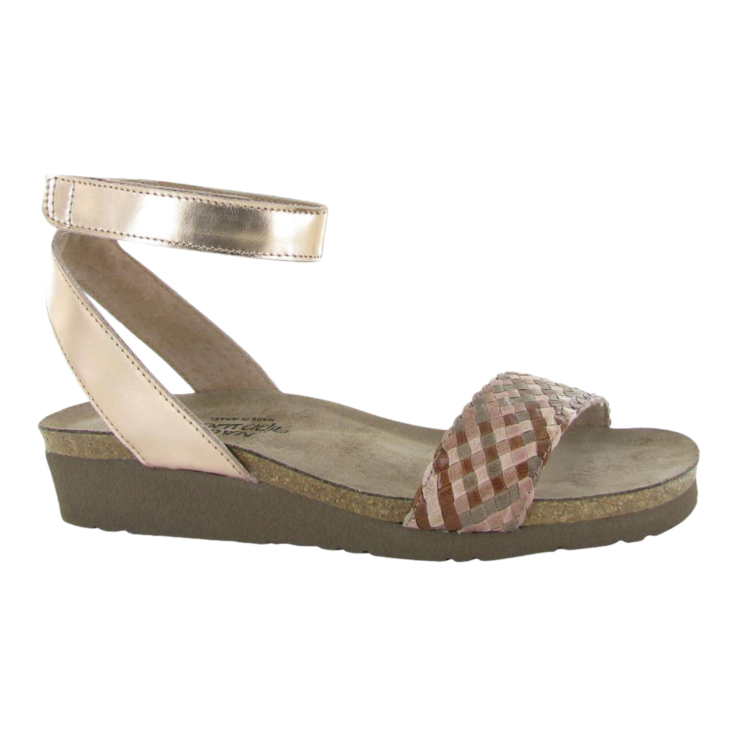 Naot - Abbie - Rose Gld/Nat Brn Multi Braid / M / 36