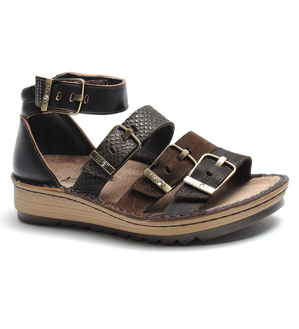 Naot - Begonia - Mine/Hash/Brown / M / 35