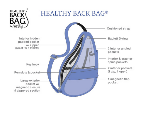 Healthy back bag on sale microfiber