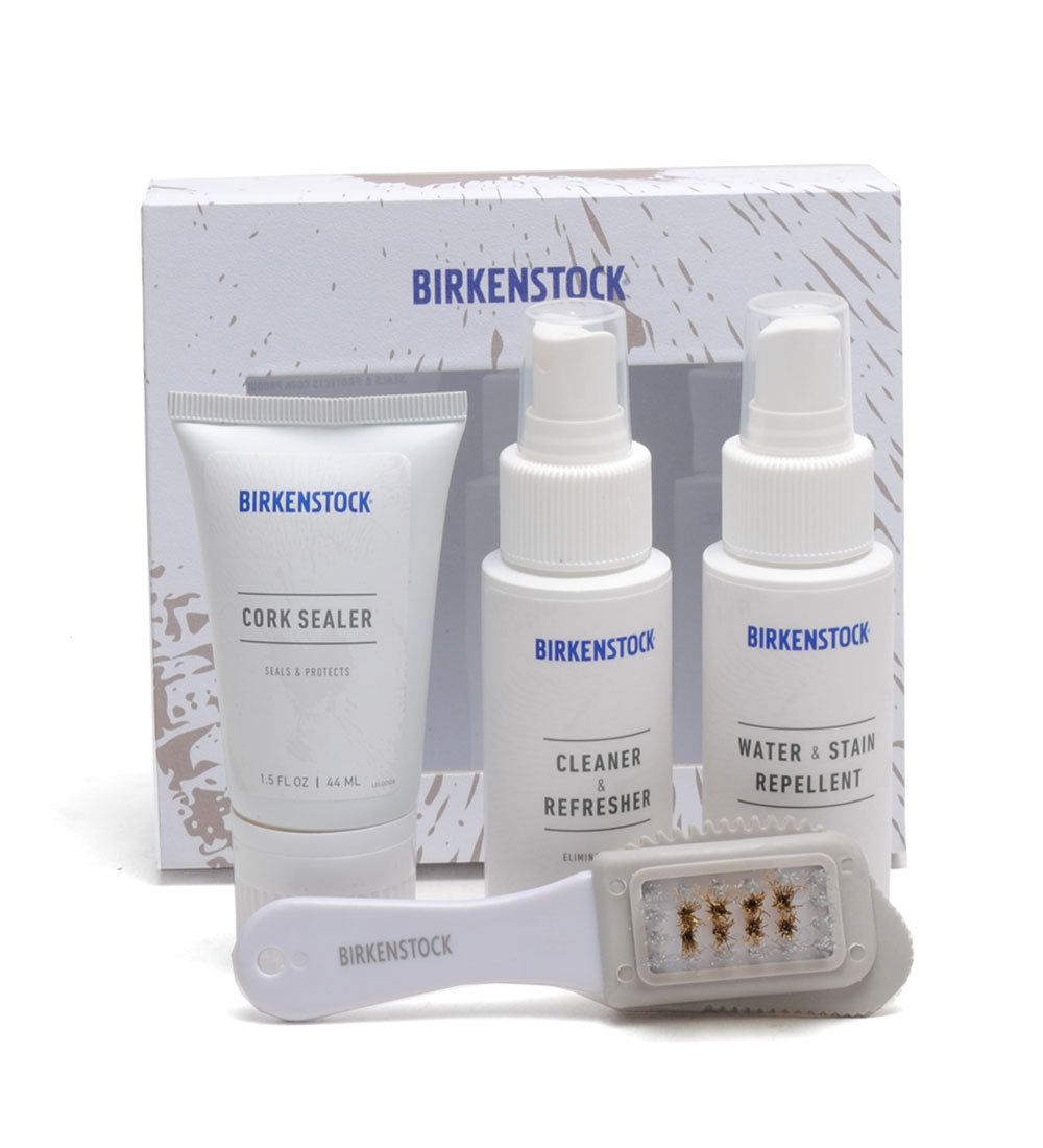 Birkenstock Shoes Deluxe Shoe Care Kit Cork Sealer Cleaner Water Stain  Repellent