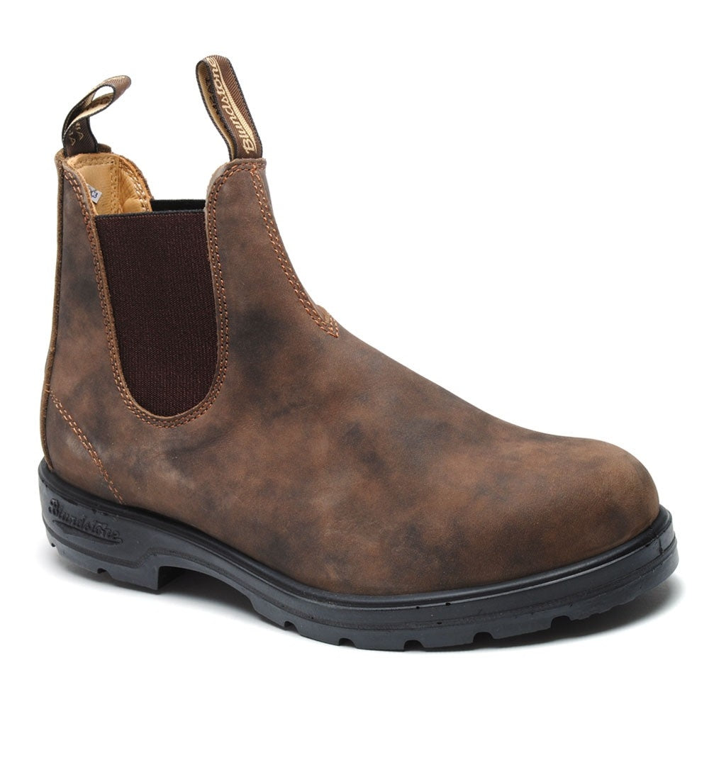 Blundstone - Women's Classic 585 Chelsea Boot - Rustic Brown / M / 6