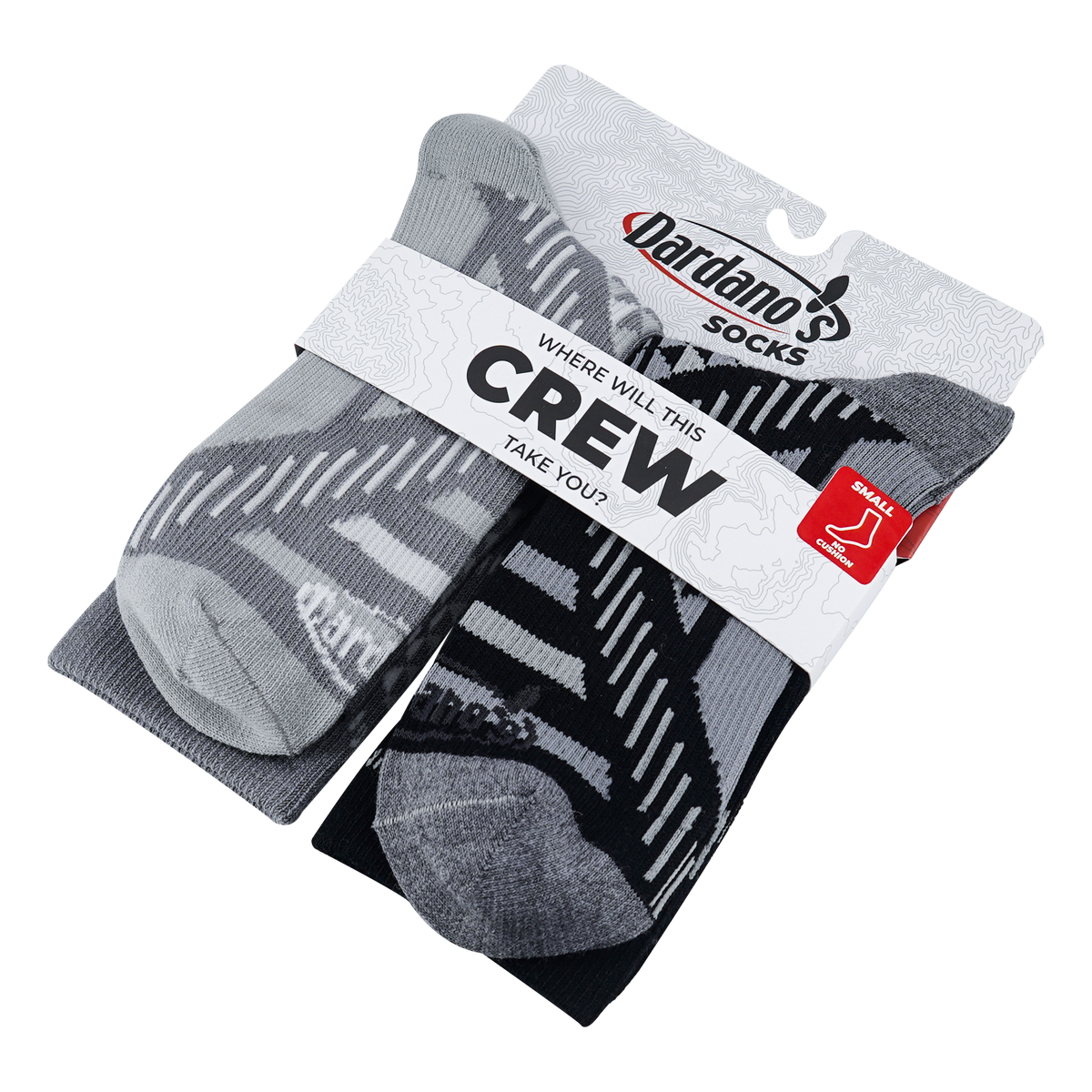 Dardano's - Women's Crew Socks No Cushion 2- Pack