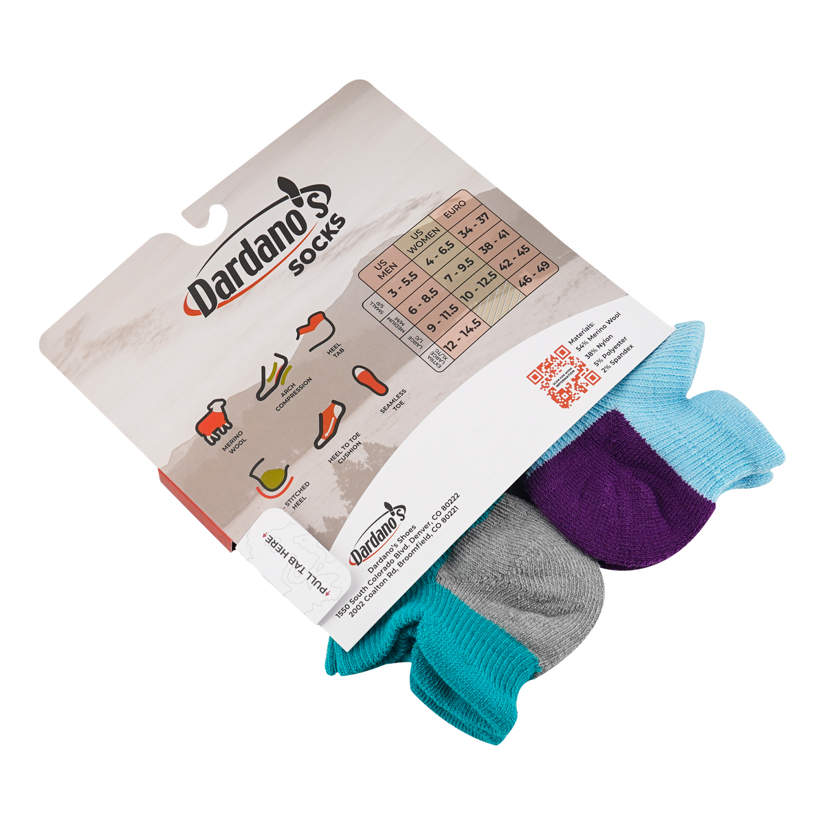 Dardano's - Women's Low Socks Light Cushion 2-Pack