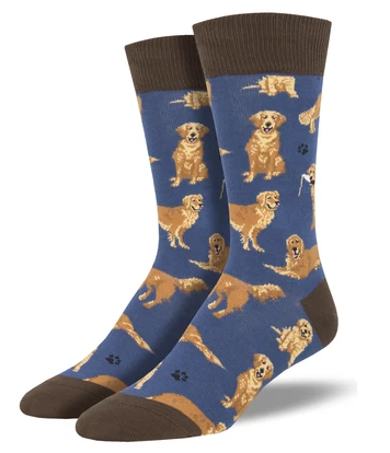Socksmith - Men's Golden Retrievers