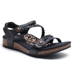 Jillian Braided Quarter Strap Sandal