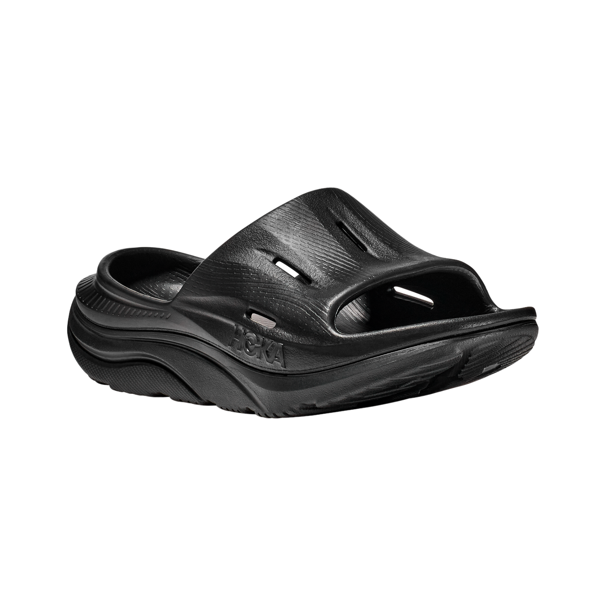 HOKA - Ora Recovery Slide 3 - Black/Black / M / M3/W5
