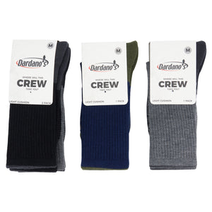 Dardano's - Men's Crew Socks 2 Pack