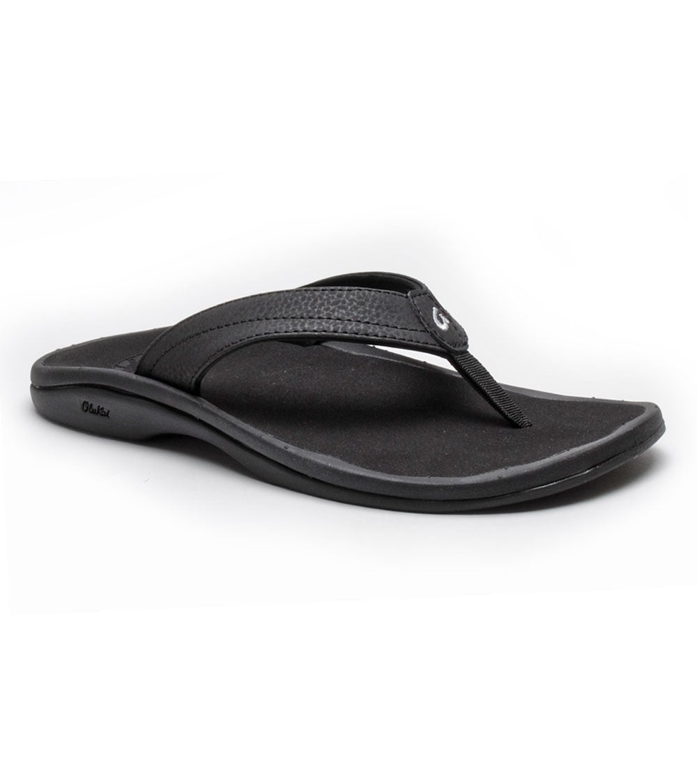 OluKai - Men's 'Ohana - Black/Black / M / 7