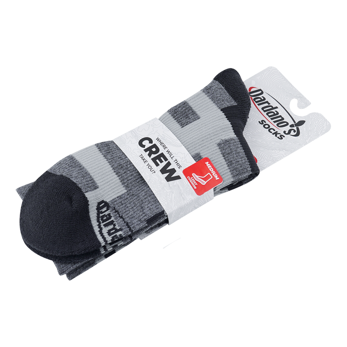 Dardano's - Men's Crew Socks Light Cushion