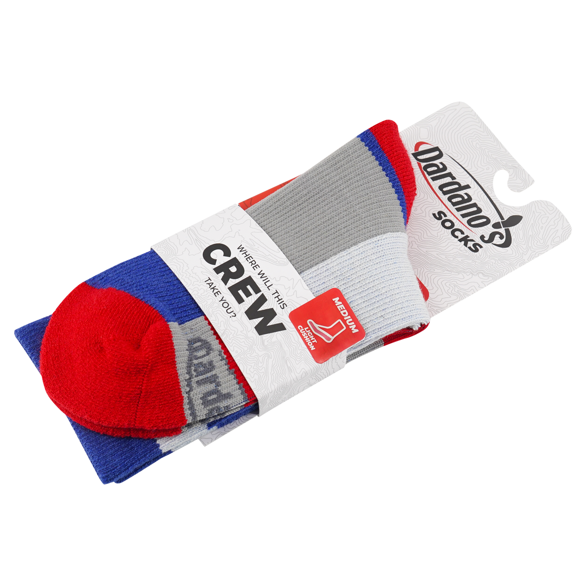 Dardano's - Unisex Crew Socks Light Cushion