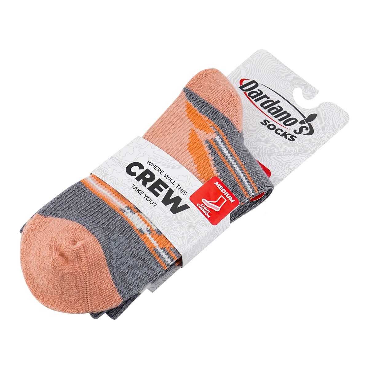 Dardano's - Women's Crew Socks Light Cushion