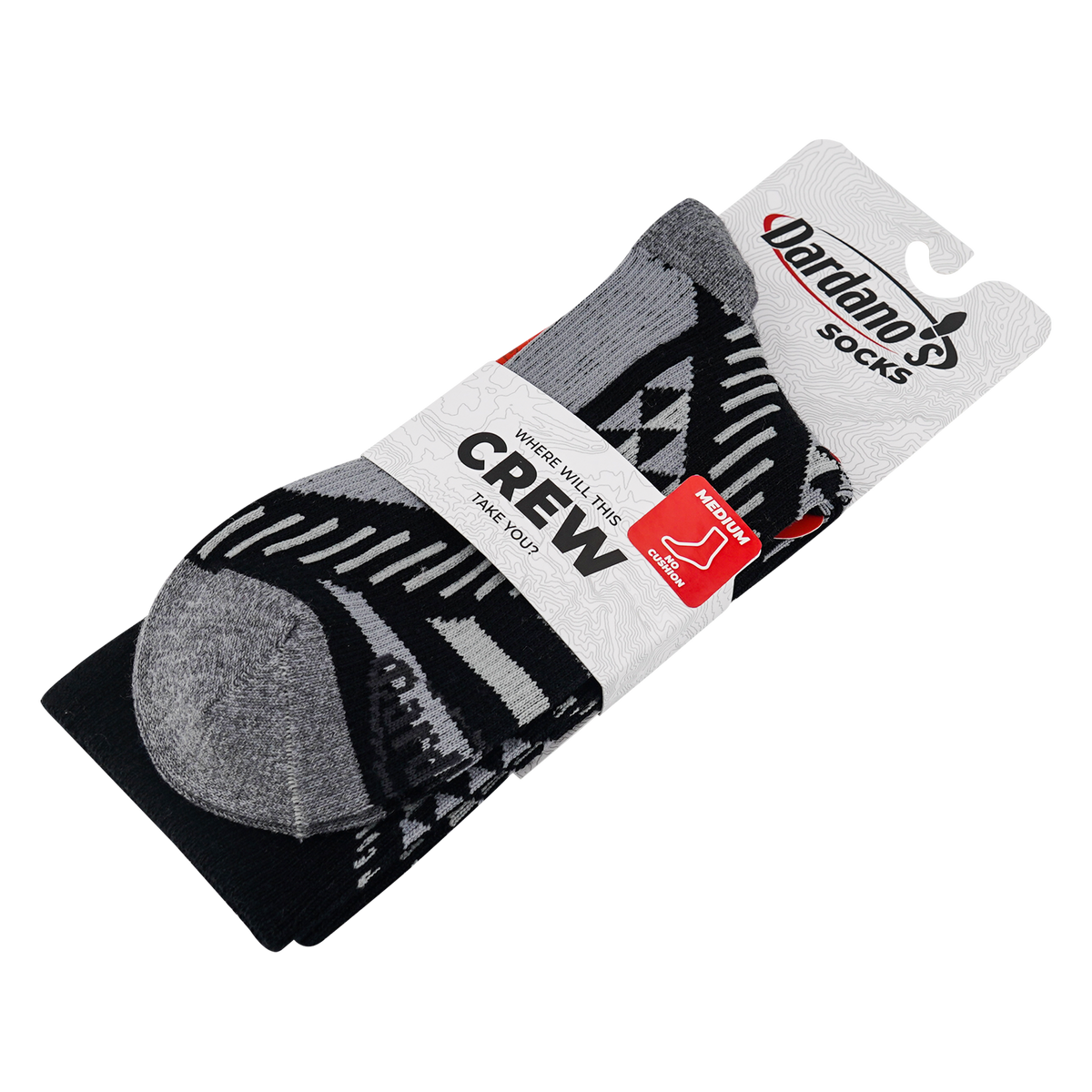 Dardano's - Women's Crew Socks No Cushion