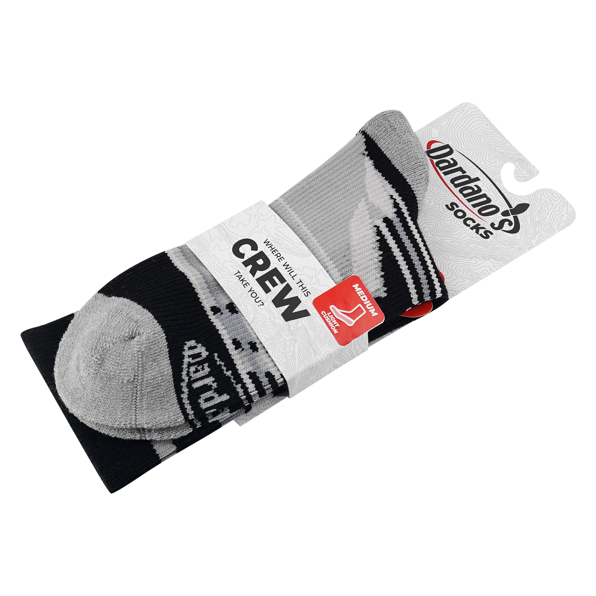 Dardano's - Men's Crew Socks Light Cushion