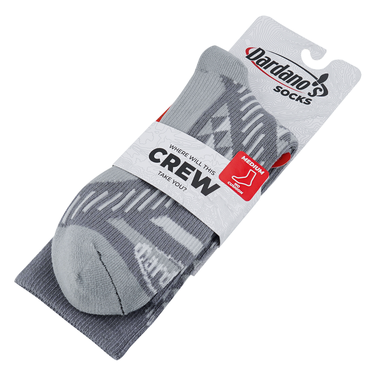 Dardano's - Women's Crew Socks No Cushion