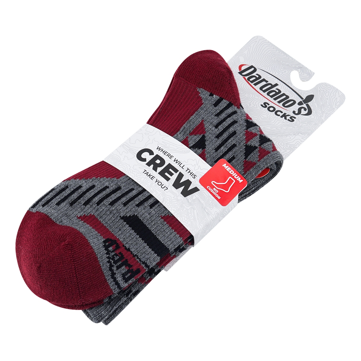 Dardano's - Men's Crew Socks No Cushion