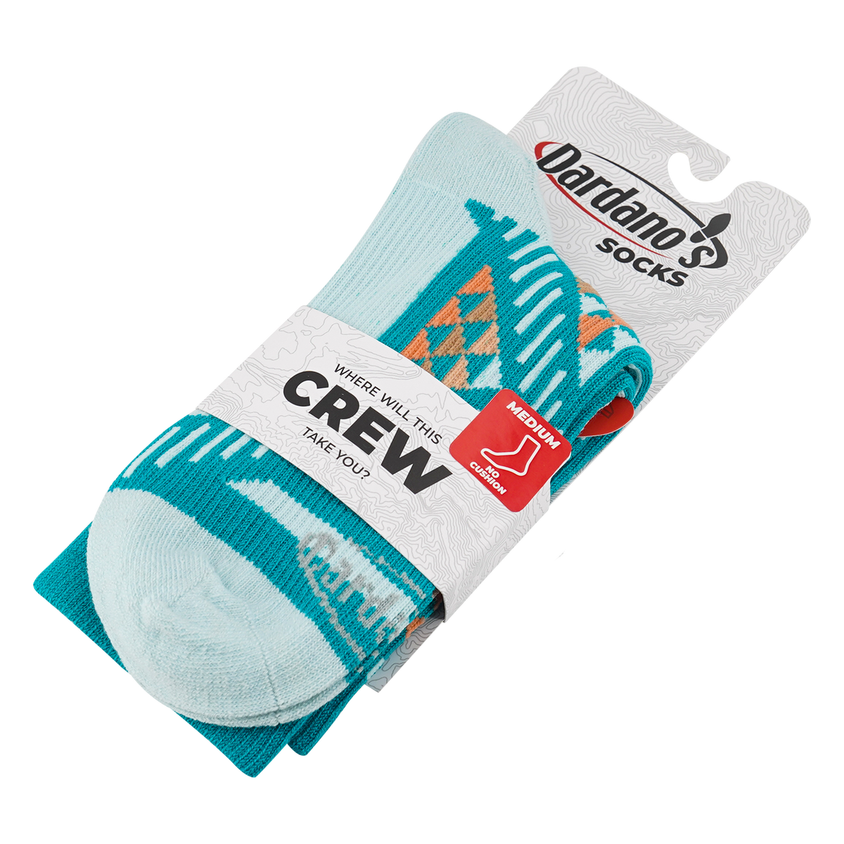 Dardano's - Women's Crew Socks No Cushion