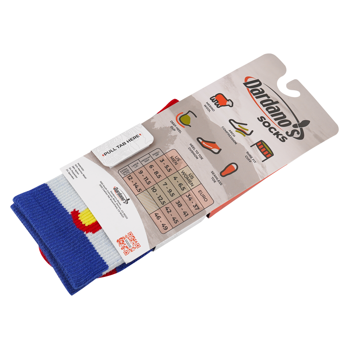 Dardano's - Unisex Crew Socks Light Cushion