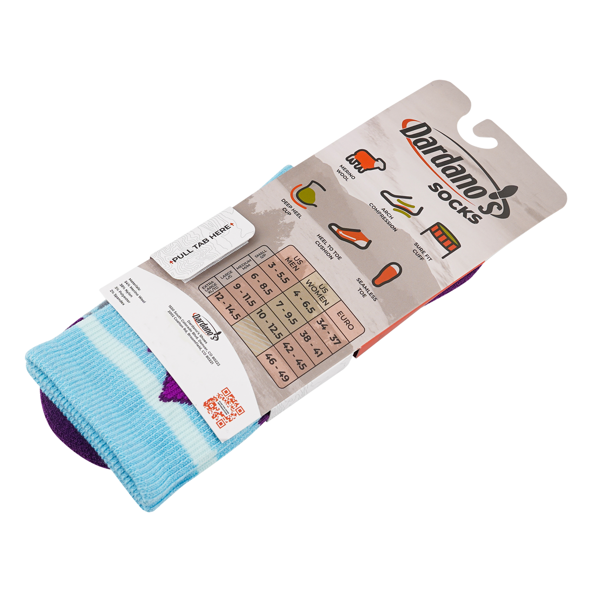 Dardano's - Women's Crew Socks Light Cushion