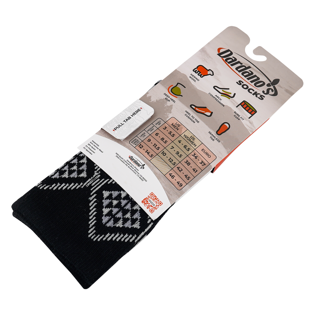 Dardano's - Women's Crew Socks No Cushion