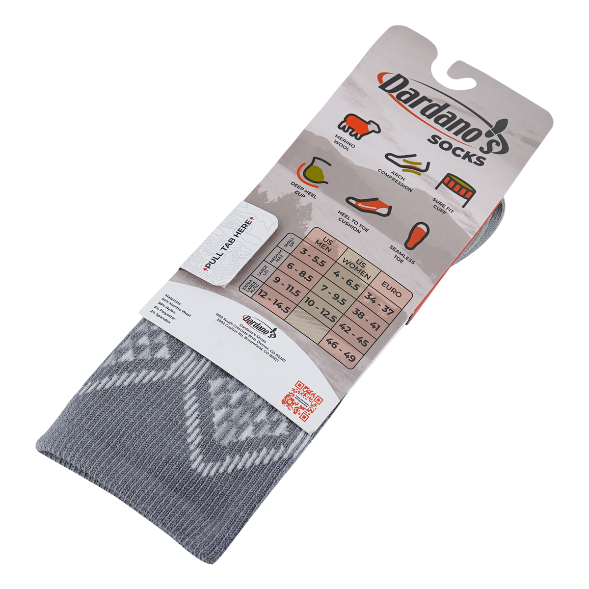 Dardano's - Women's Crew Socks No Cushion