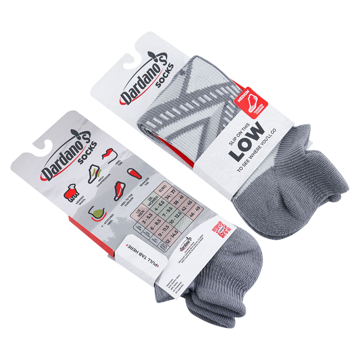 Dardano's - Men's Low Socks Targeted Cushion