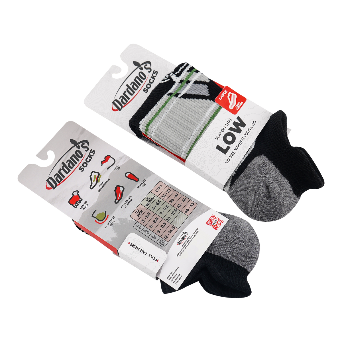 Dardano's - Men's Low Socks Light Cushion