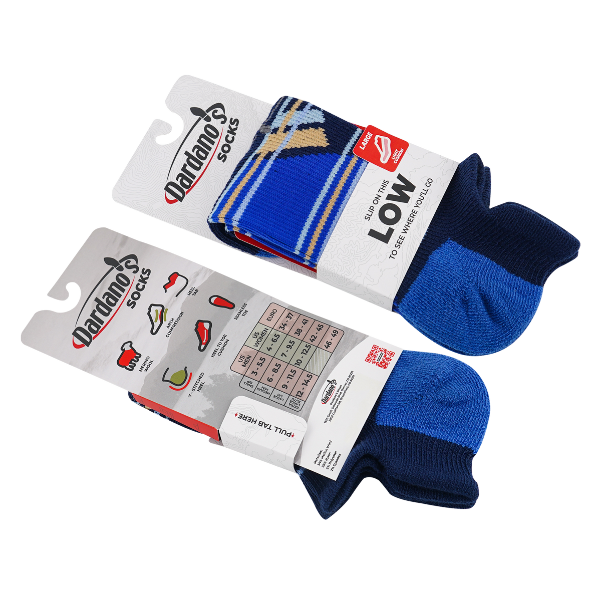 Dardano's - Men's Low Socks Light Cushion